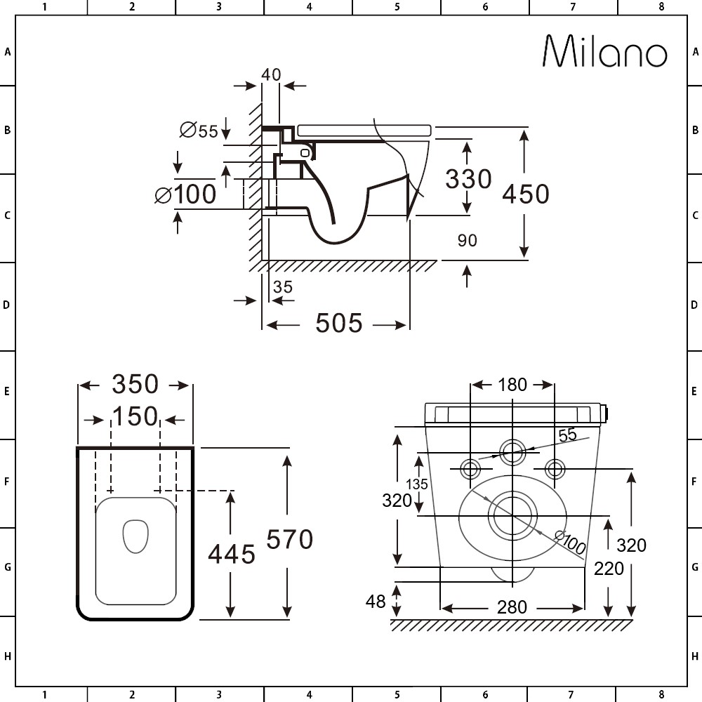 product dimensions