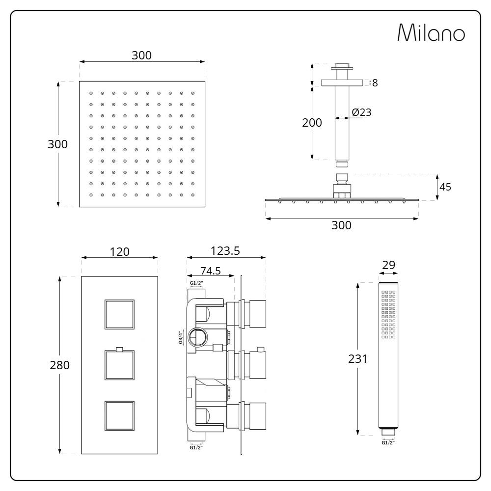 product dimensions