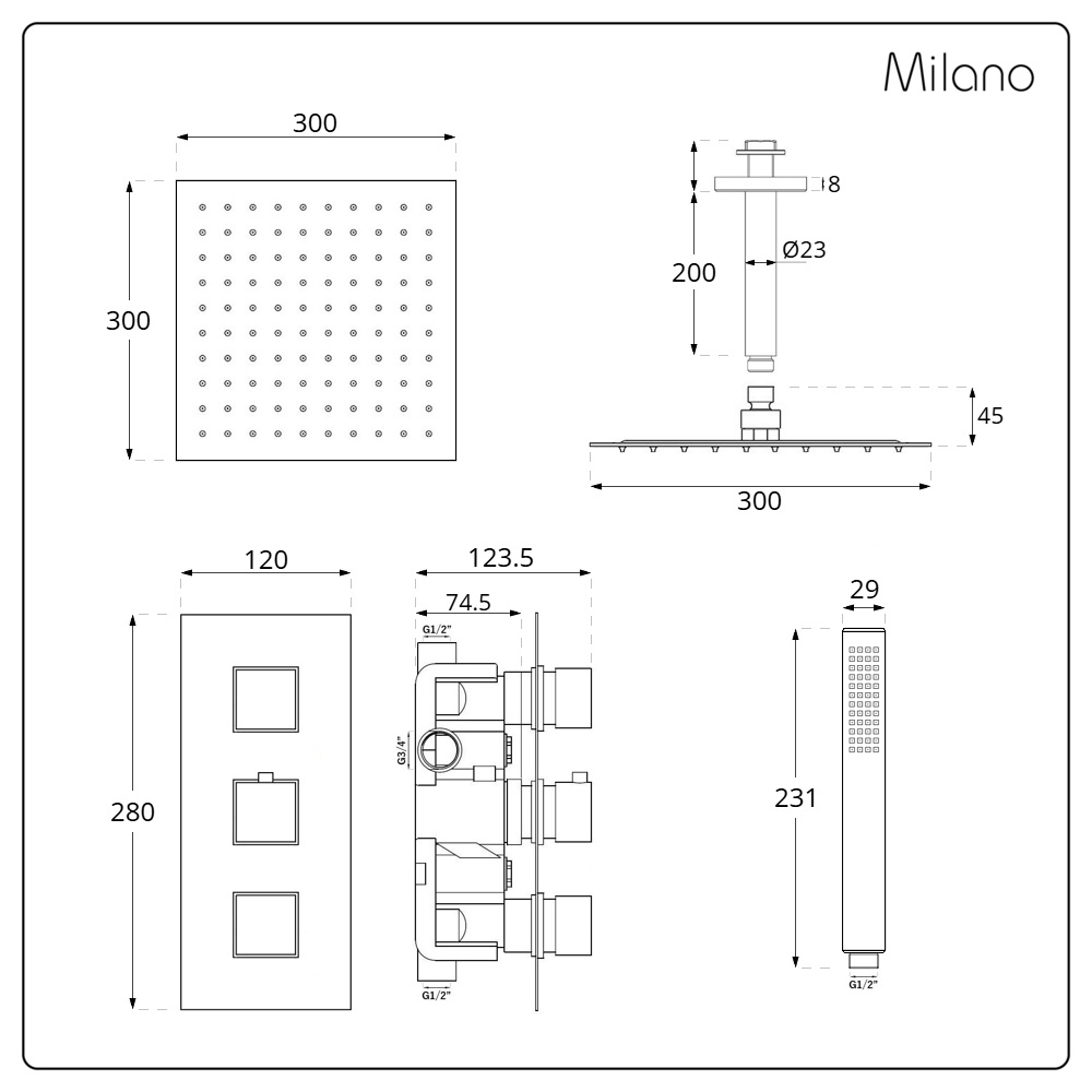product dimensions