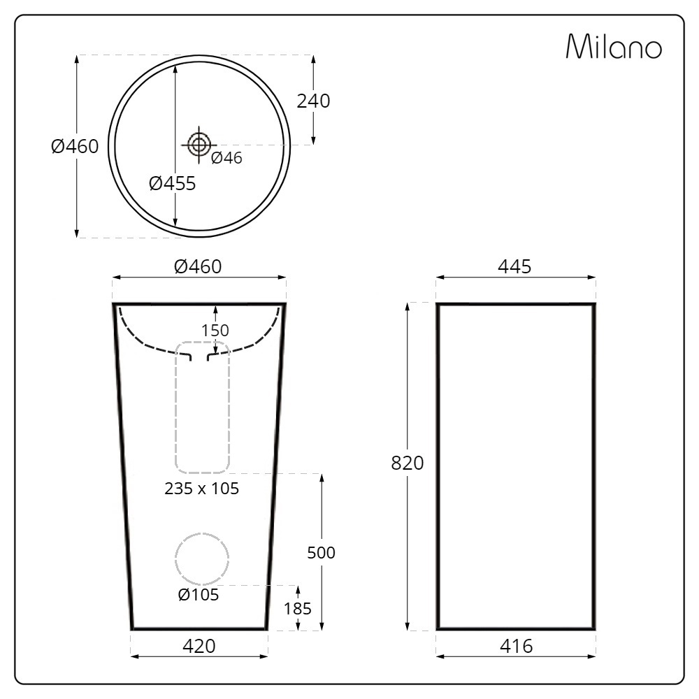 product dimensions