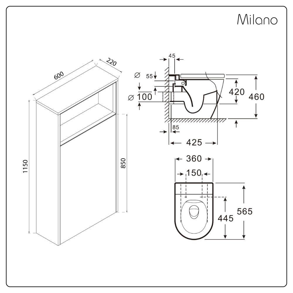 product dimensions