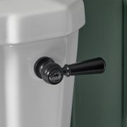 Milano Elizabeth - Traditional Ceramic Flush Lever - Black