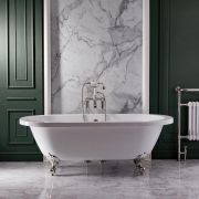 Milano Legend - 1780mm x 825mm Double Ended Roll Top Freestanding Bath with Choice of Feet