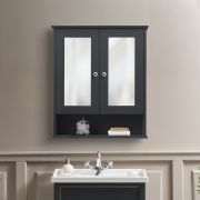 Milano Thornton - Traditional Mirrored Cabinet - 650mm x 750mm - Choice of Finish and Handles