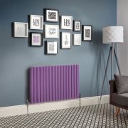 Milano Aruba - Horizontal Designer Radiator - Double Panel - Statement Custom Colours