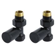 Milano - Straight Radiator Valves - Choice of Finish