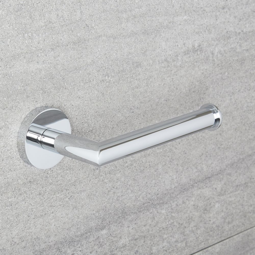 Milano Mirage Modern Toilet Roll Holder Chrome
