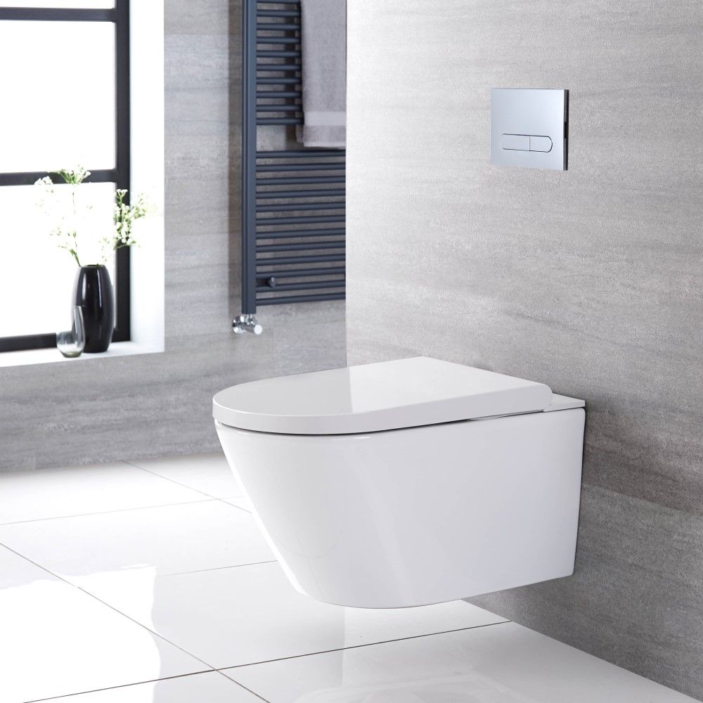 Milano Luxus Wall Hung Japanese Bidet Toilet with Soft Close Seat