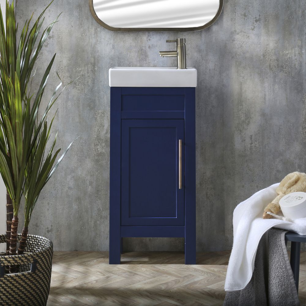 Milano Aston 400mm Traditional Cloakroom Vanity Unit with Basin Choice of Finish and Handles
