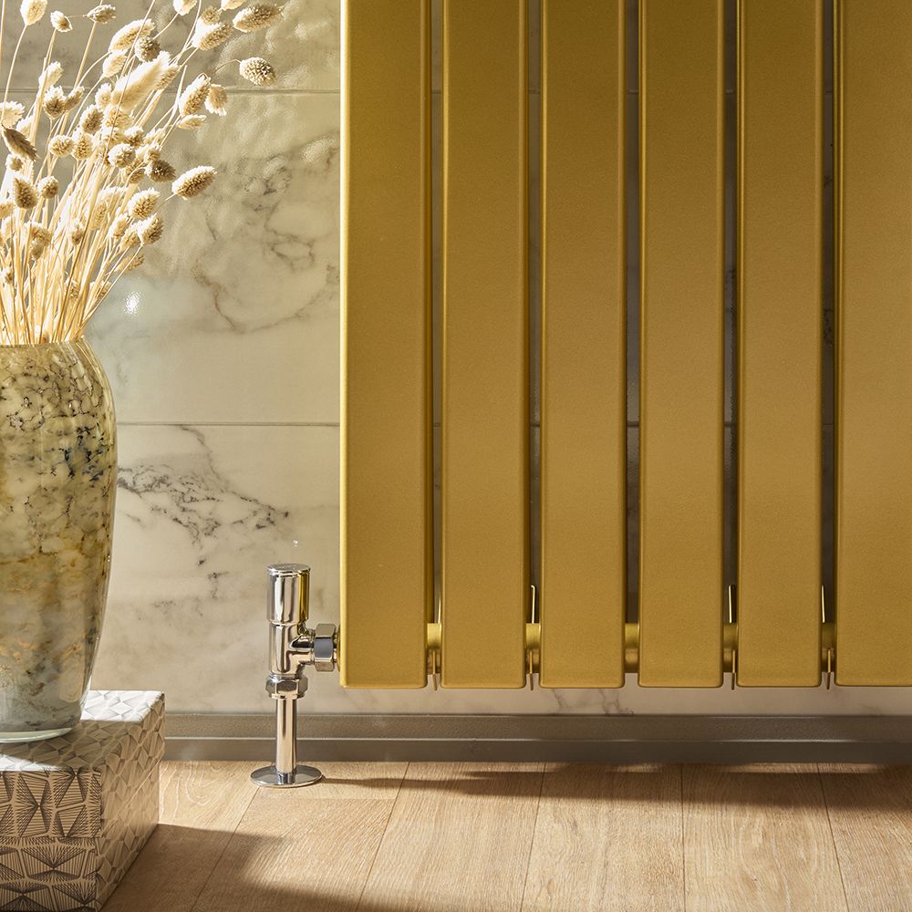 Milano Alpha - Flat Panel Vertical Designer Radiator - Metallic Custom ...