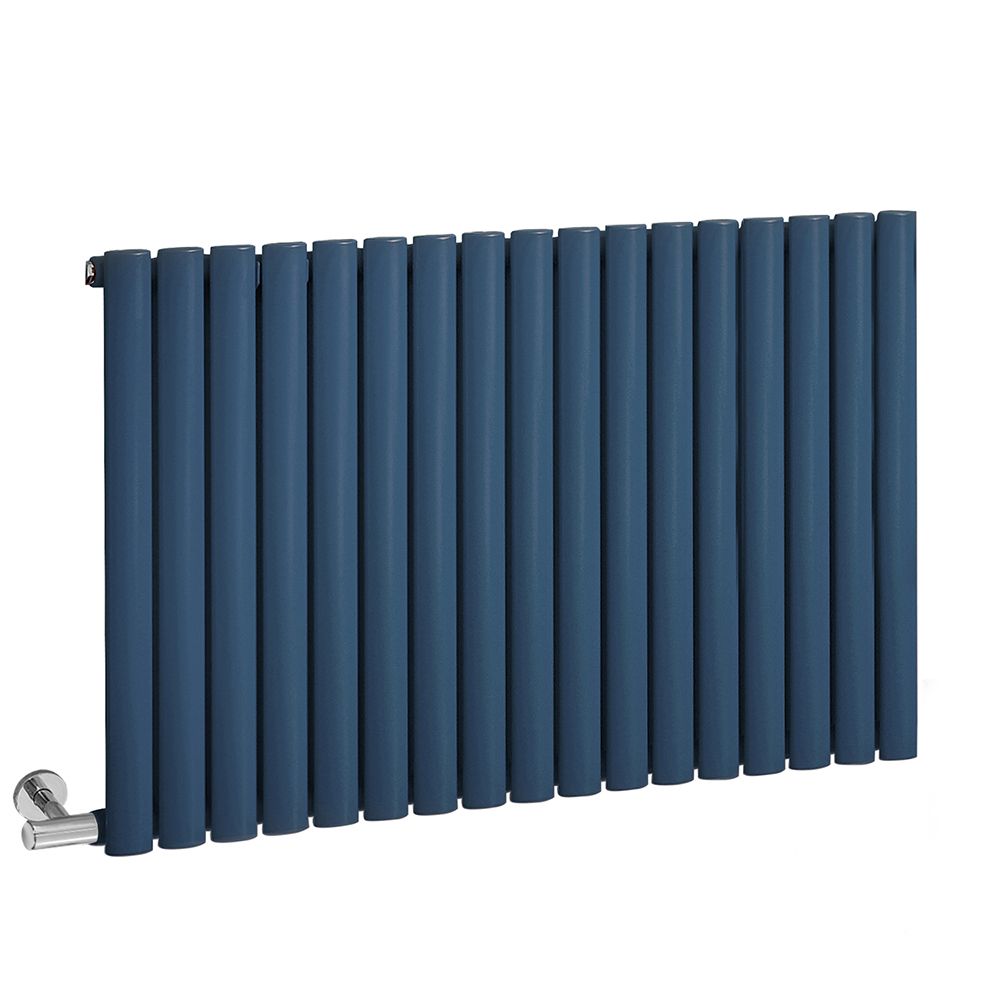 Milano Aruba Electric - Deep Sea Blue Horizontal Designer Radiator ...