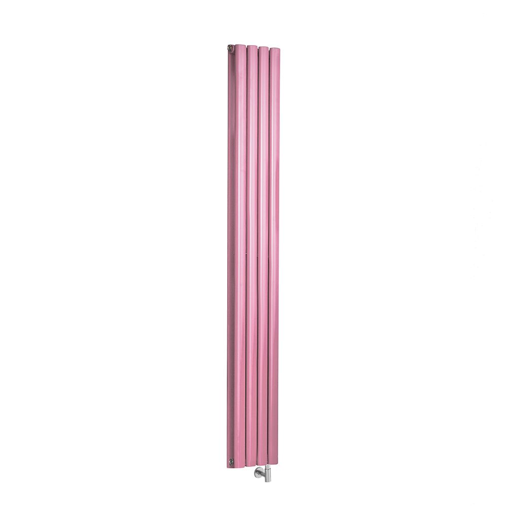 Pink Electric Radiator Milano x ECOSO Aruba - Electric Camellia Pink Vertical Designer ...