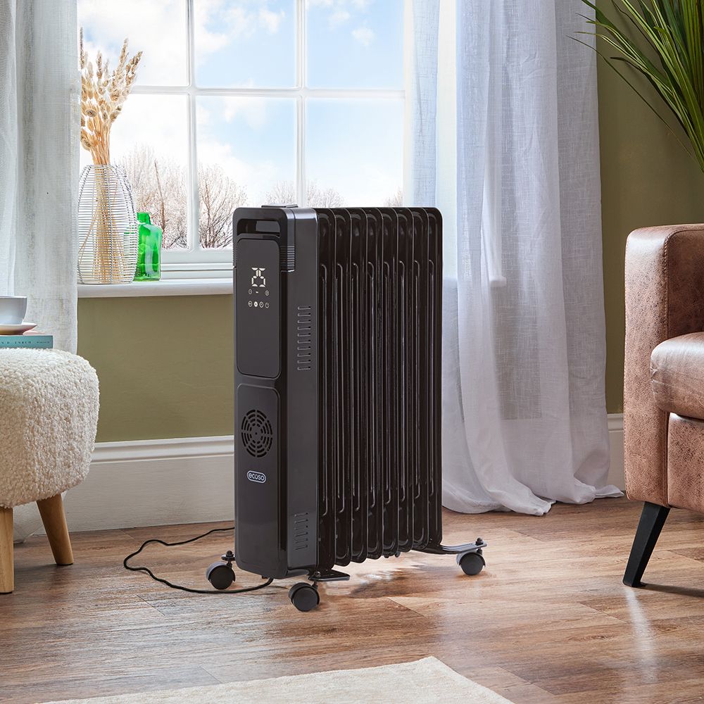 Ecoso Radiator ECOSO Ellis - Modern Electric Portable Oil Filled Radiator with Turbo ...