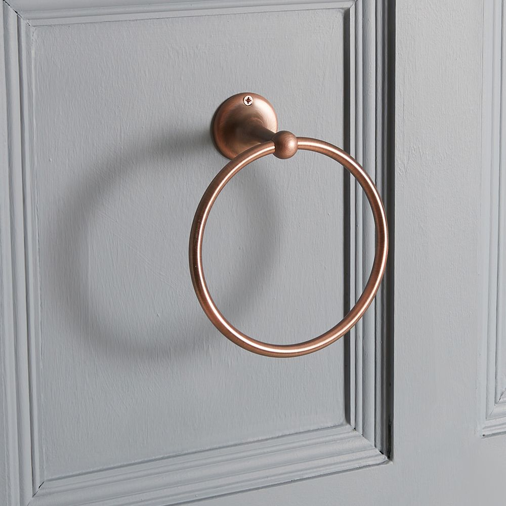 Bronze towel ring outlet