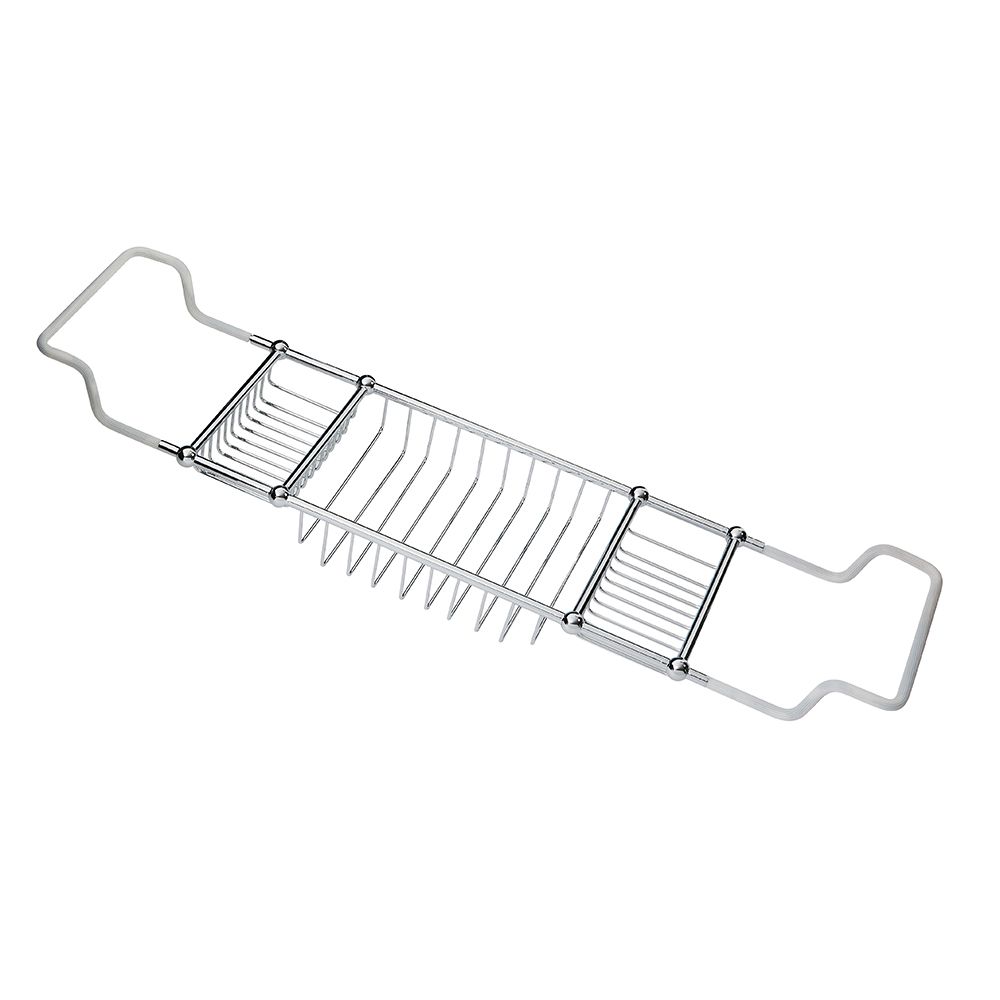 Milano Elizabeth - Traditional Chrome Adjustable Bath Rack
