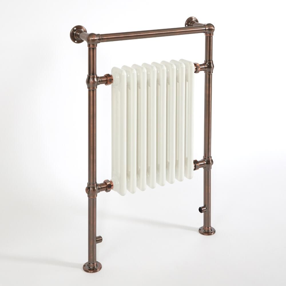 Bronze heated towel rail best sale