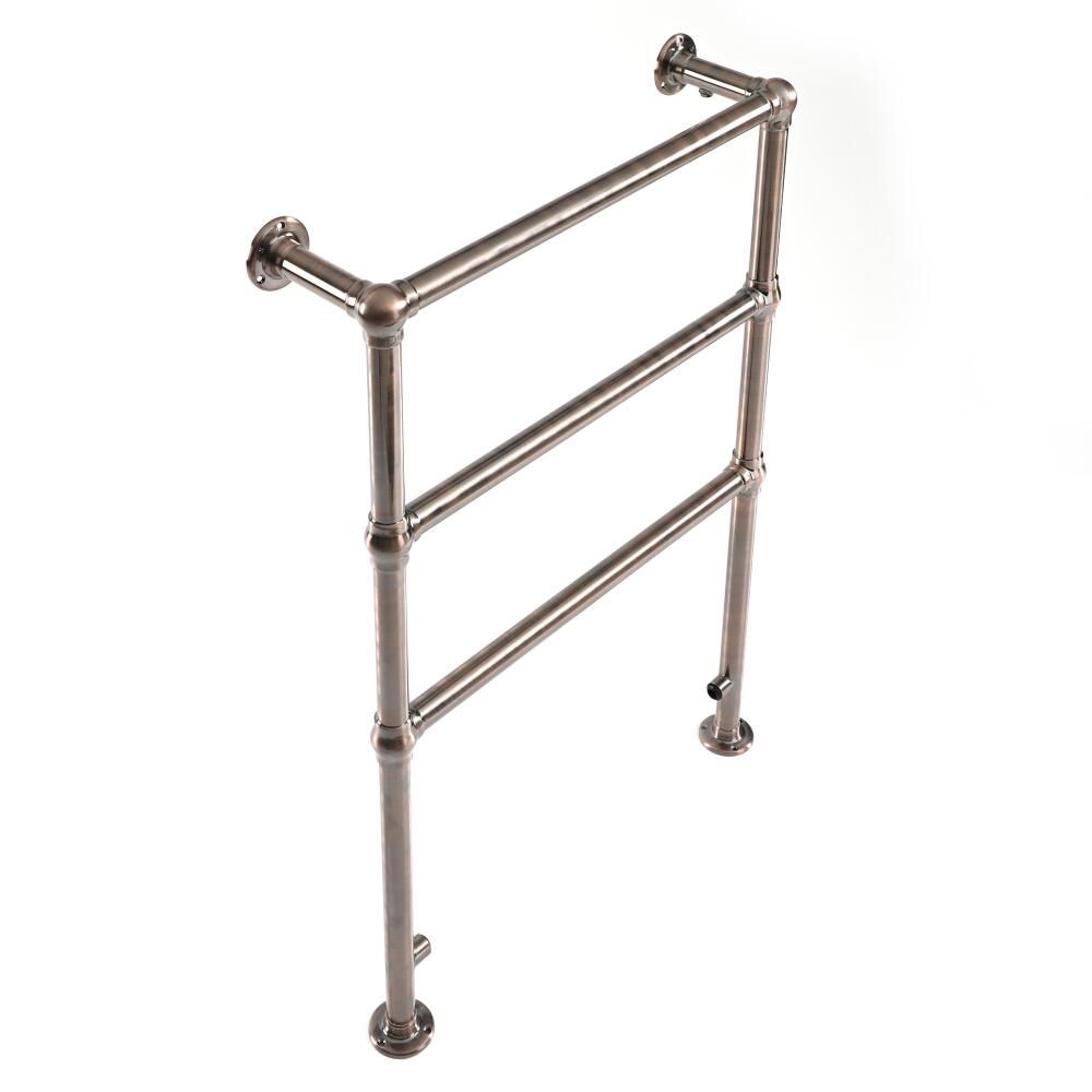 Milano Derwent Traditional Minimalist Brushed Bronze Heated Towel Rail 966mm x 673mm