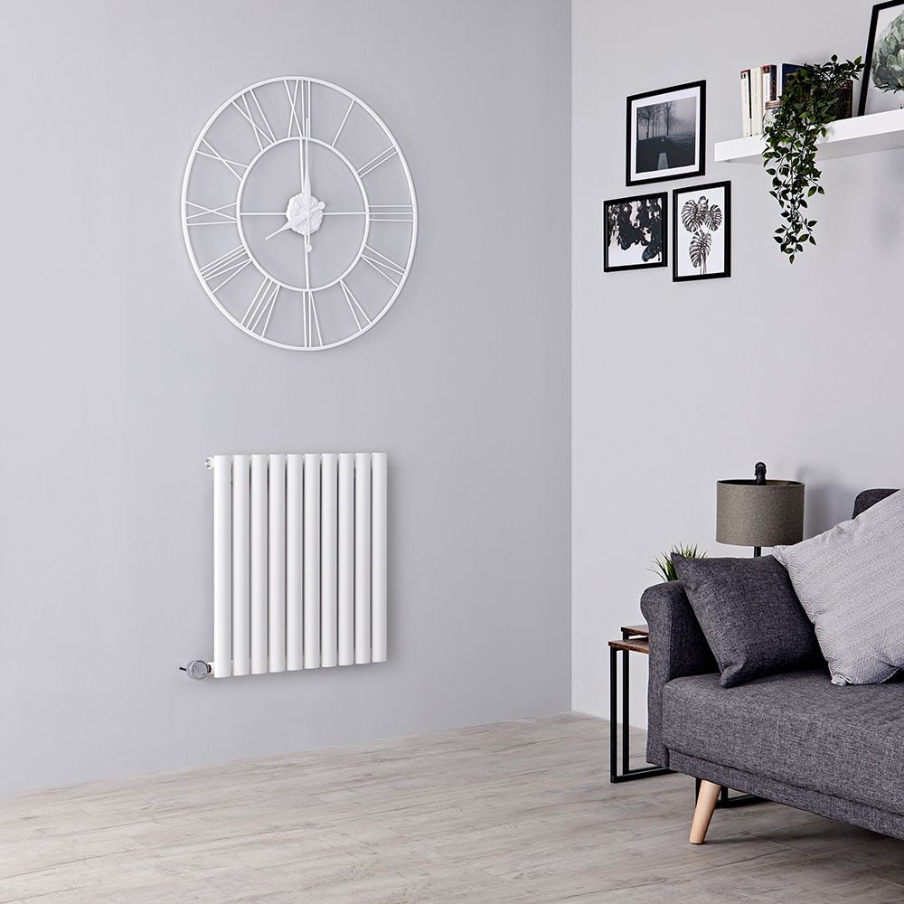 Milano x ECOSO Aruba Electric White Horizontal Designer Radiator