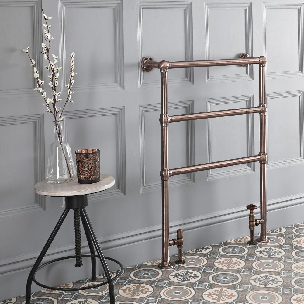 Bronze heated towel rail hotsell