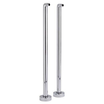 Milano Elizabeth - Traditional Floor Standing Bath Tap Legs - Chrome