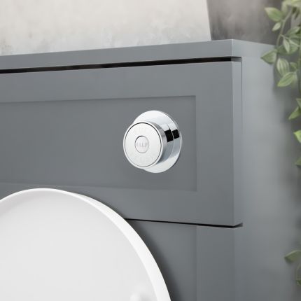 Milano – Traditional Round Flush Plate – Chrome