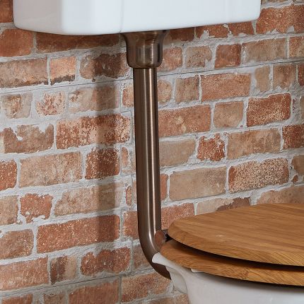 Milano Elizabeth - Low Level Toilet Flush Kit - Oil Rubbed Bronze