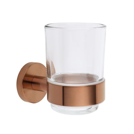 Milano Alara - Modern Tumbler Holder - Brushed Copper