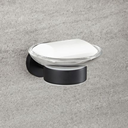 Milano Nero - Black Modern Wall Hung Soap Dish