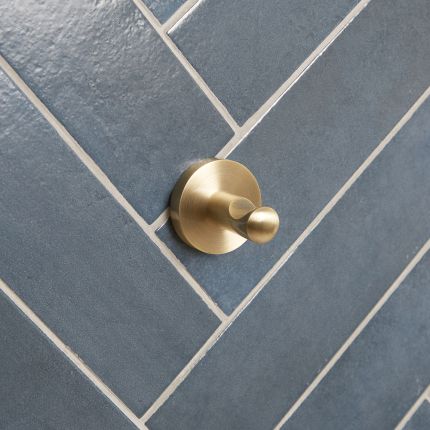 Milano Monet - Modern Single Robe Hook - Antique Brass