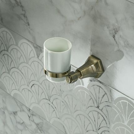 Milano Earlham - Art Deco Tumbler Holder - Choice of finish