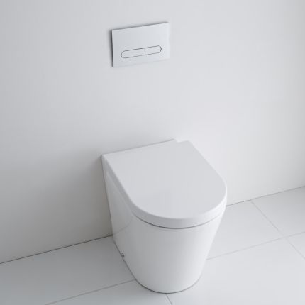 Milano Rivington - White Soft Close Quick Release Top Fix Toilet Seat