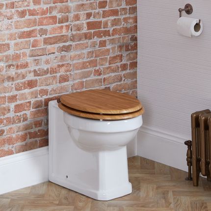 Milano Richmond - Traditional Back to Wall Toilet and Seat - Choice of Finish