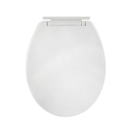 Milano Newby - Close Coupled White Soft Close Toilet Seat