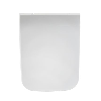 Milano Elswick - Back to Wall White Soft Close Quick Release Top Fix Toilet Seat