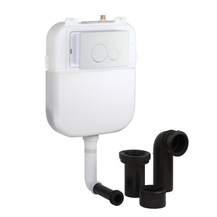 Milano - Concealed Cistern for Back to Wall Toilet Pan - Choice of Flush Plate