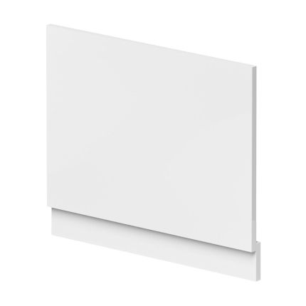 Milano - 700mm Waterproof Bath End Panel - Gloss White