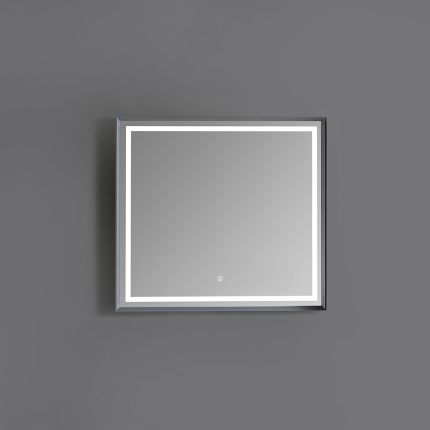 Milano Bromley - Modern Waterproof LED Mirror - 750mm x 700mm - Choice of Finish