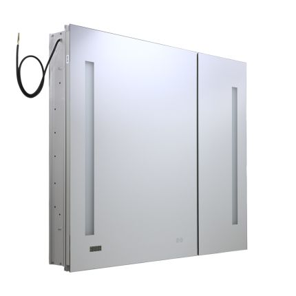 Milano Ossa - Modern LED Mirrored Cabinet - 900mm x 750mm