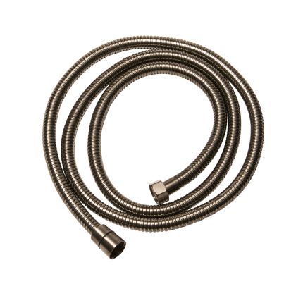 Milano - Fine Ribbed 1.75m Shower Hose - Black Nickel