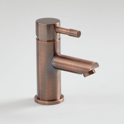 Milano Amara - Modern Mono Basin Mixer Tap - Aged Bronze