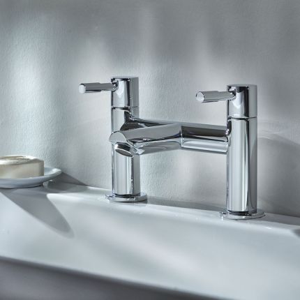 Milano - Modern Bath Filler Mixer Tap - Choice of finish