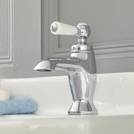 Milano Elizabeth - Traditional Single Lever Mono Basin Mixer Tap - Choice of Finish