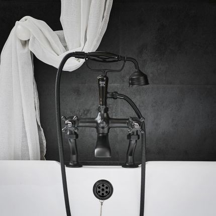 Milano Elizabeth - Traditional Crosshead Bath Shower Mixer Tap - Choice of Finish