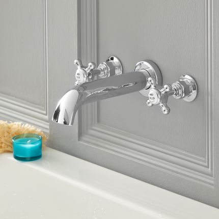 Wall Mounted Bath Taps Big Bathroom Shop