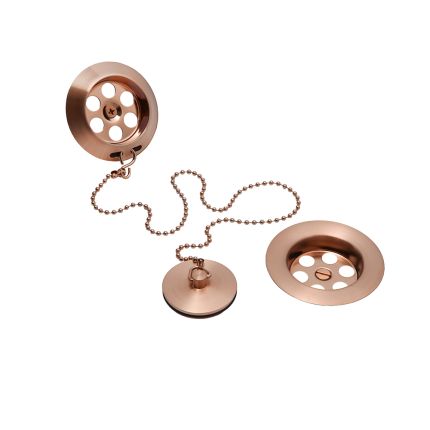 Milano Elizabeth - Traditional Bath Waste with Chain - Choice of Finish