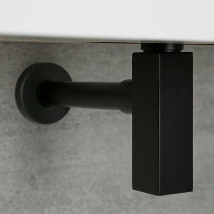 Milano Preto - Basin Bottle Trap - Black