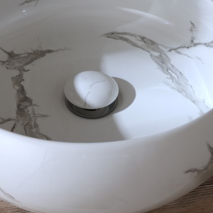 Milano Elements - Slotted Push Button Basin Waste - Choice of Finish