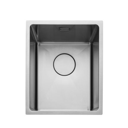 Rangemaster Cubix - Single Bowl Stainless Steel Kitchen Sink - 360mm x 440mm