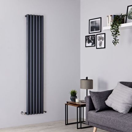 Milano Java - Anthracite Vertical Designer Radiator - Choice of Size
