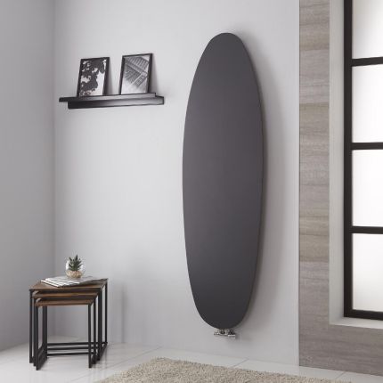 Lazzarini Way Tavolara - Anthracite Vertical Designer Radiator - 1728mm x 535mm